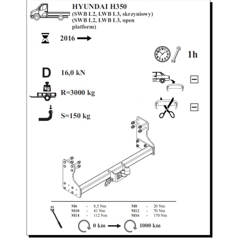 H350 AÇIK KASA 2016