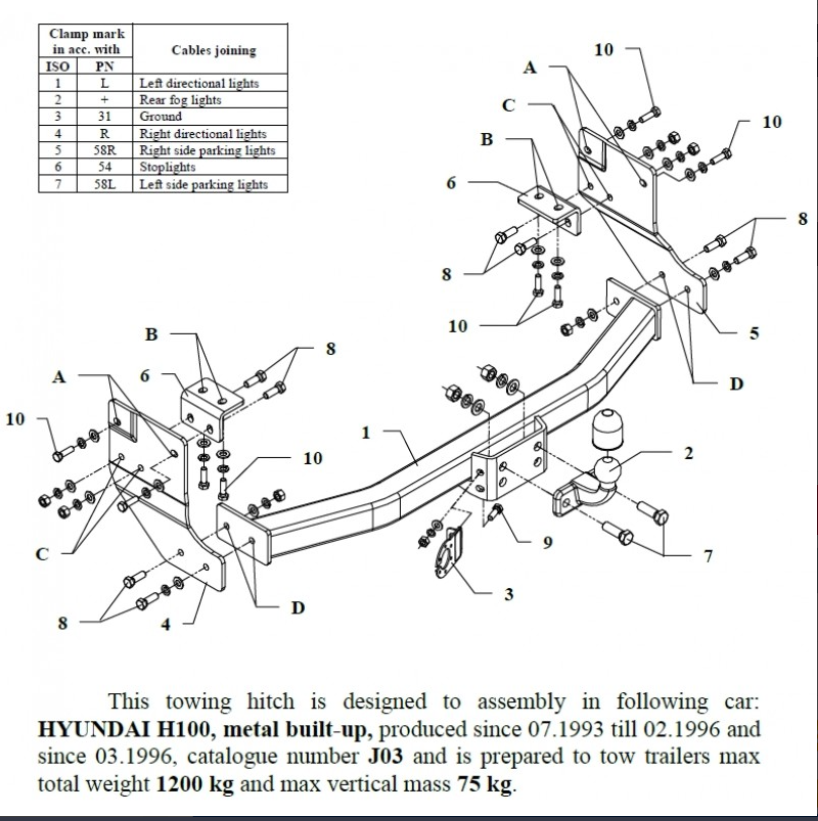 HYUNDAİ H100 1993-1996